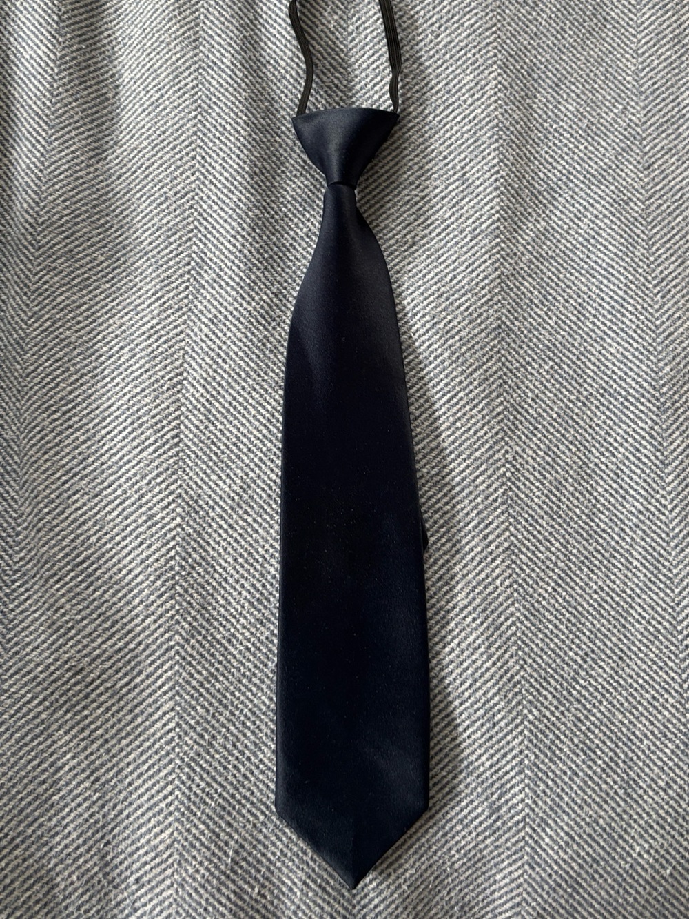 Classic Solid Navy Tie for Boys